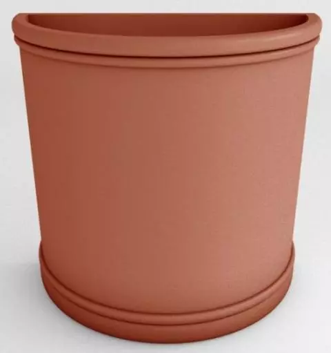 Half Round Planters Commercial Resin Architectural Half Round Planters Commercial, Half Round Planters