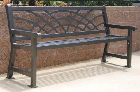 Ornamental garden bench online