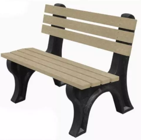 Cheap plastic outdoor 2025 bench