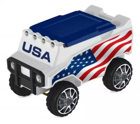 Rover remote outlet control cooler