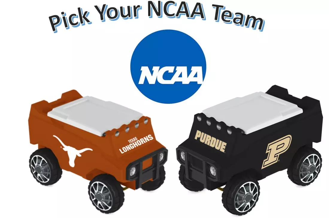Sport Coolers NCAA Cooler C3 Themed Coolers Remote Control Cooler