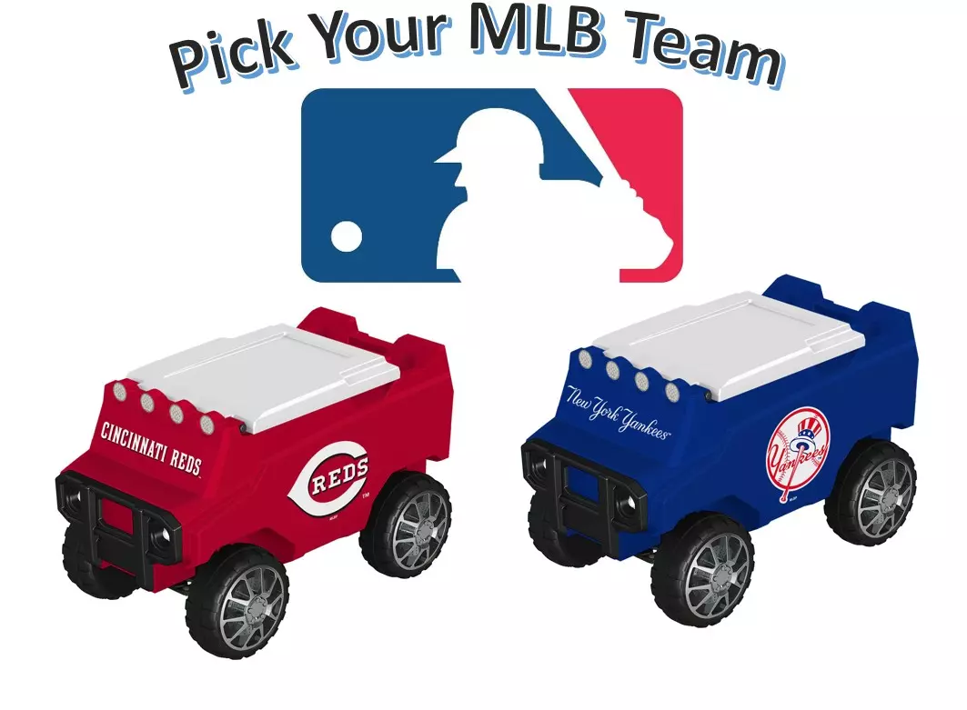 Sport Coolers MLB Cooler C3 Themed Coolers Remote control cooler Drivable Cooler Stereo