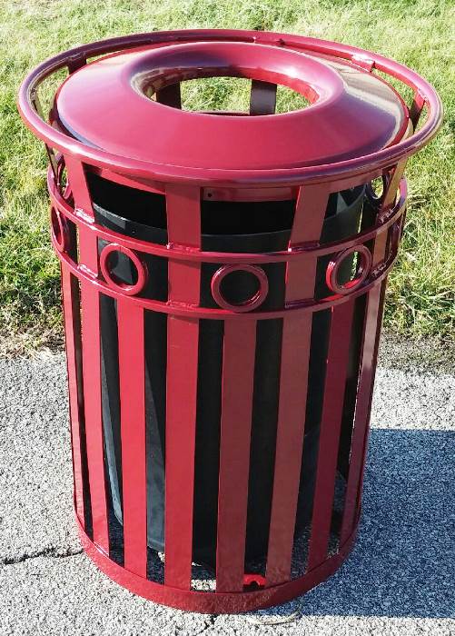 Steel Trash Receptacles