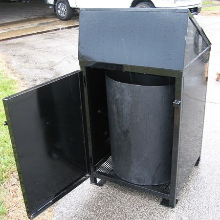 Animal Resistant Trash Receptacle