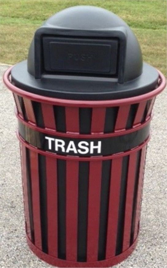 Dome Top Trash Receptacles Dome Top Trash Receptacles