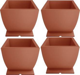 Four Plus Square Pedestal Planter