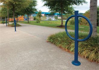 Hitch Post Bike Rack (surface mount)