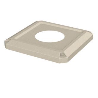 52 Gallon Square Flat 10 Inch Opening Trash Receptacle Lid
