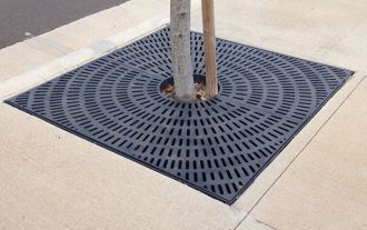 5 Foot Square Plastic Tree Grate