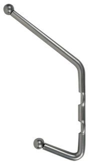 Garment Hooks, Steel, Chrome Plated, Carton of 12