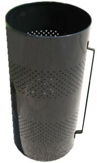 Car wash 20 gallon pole mounted trash receptacle