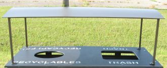 Rain Guard for Dual Recycle bin