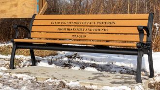 Emerald Park 6 Foot Memorial Bench