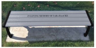 Emerald Park 8 Foot Memorial Backless Bench