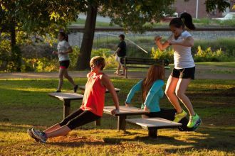 Plyometric Box Station Grouping