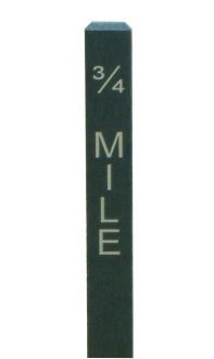 6 Foot Mile Marker