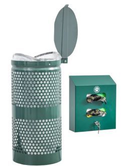 Pet Waste Bag Dispenser Combo
