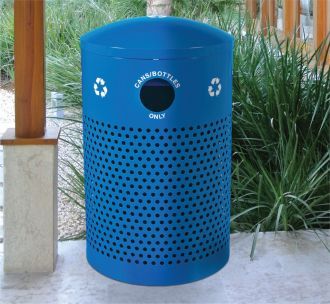 40-Gallon Recycle Bin with 4 Openings