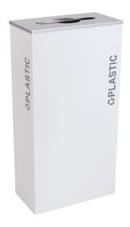 17 Gallon Modular Rectangular Recycle Bin, Plastic