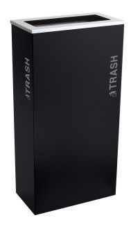 17 Gallon Modular Rectangular Recycle Bin, Trash