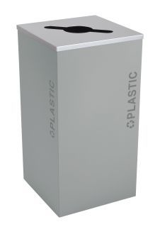 24 Gallon Modular Square Recycle Bin, Plastic
