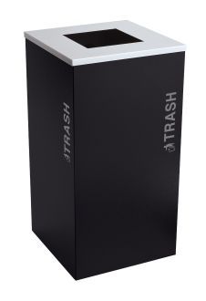 8 Gallon Modular Half Round Recycle Bin, Trash