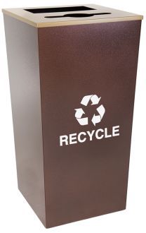 34-Gallon Tapered Combo Recycle Receptacle