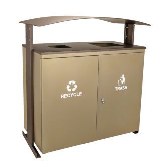 Two Stream Outdoor Receptacle Combo