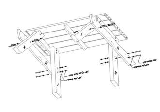 Polly Products Table Assembly Charge