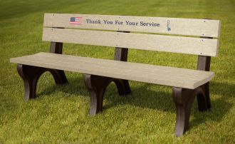 Veteran 6 Foot Backed Bench