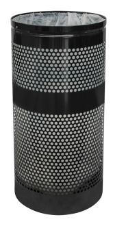 34-Gallon Perforated Trash Receptacle