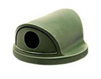 Trash Receptacle Replacement Dual 5" Diameter Opening Dome Top