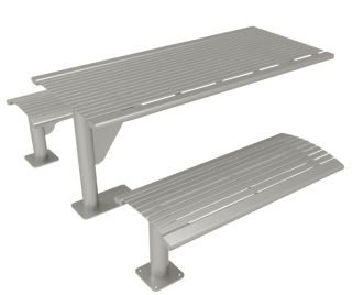 Phoenix 6 Foot Steel Cantilever Picnic Table