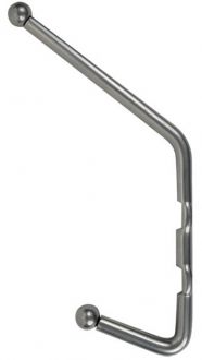 Garment Hooks, Steel, Chrome Plated, Carton of 12