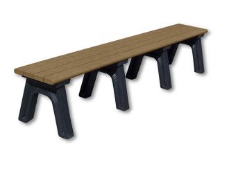 8 Foot Park Classic Backless Bench