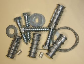 Anchor Kit for Benches and Trash Receptacles