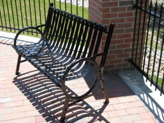 4-foot Hoop Park Bench