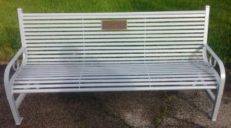 6 Foot Broadway Memorial Park Bench