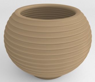 Grooved Planter 22" Diameter