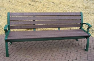 Emerald Park Plastic Bench