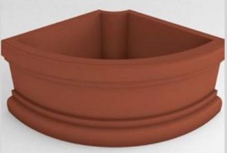 Quarter Circle Planter-Solid Colors