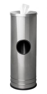 Sanitizing Wipe Dispenser, Stainless Steel