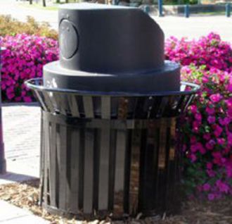 300-Gallon In Ground Trash Receptacle