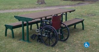 Emerald Park 6-Foot ADA Picnic Table 