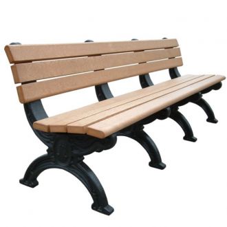 8 Foot Silhouette Park Bench