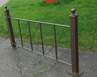 Fence style bike rack