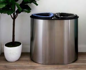 Boka Double Stream 52 Gallon Receptacle