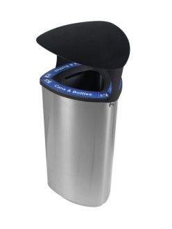 Boka Single Stream 21 Gallon Receptacle with Canopy