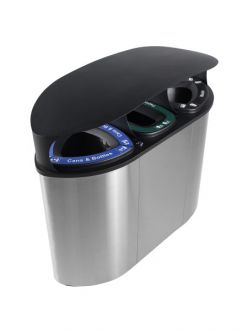 Boka Triple Stream 78 Gallon Receptacle with Canopy