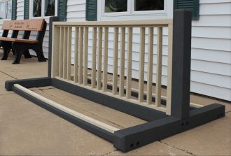 Recycled Plastic 10 Capacity Bike Rack